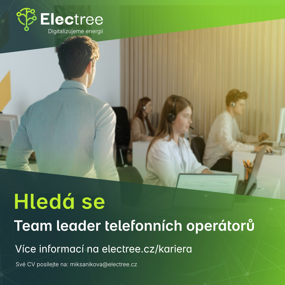 Team leader telefonních operátorů